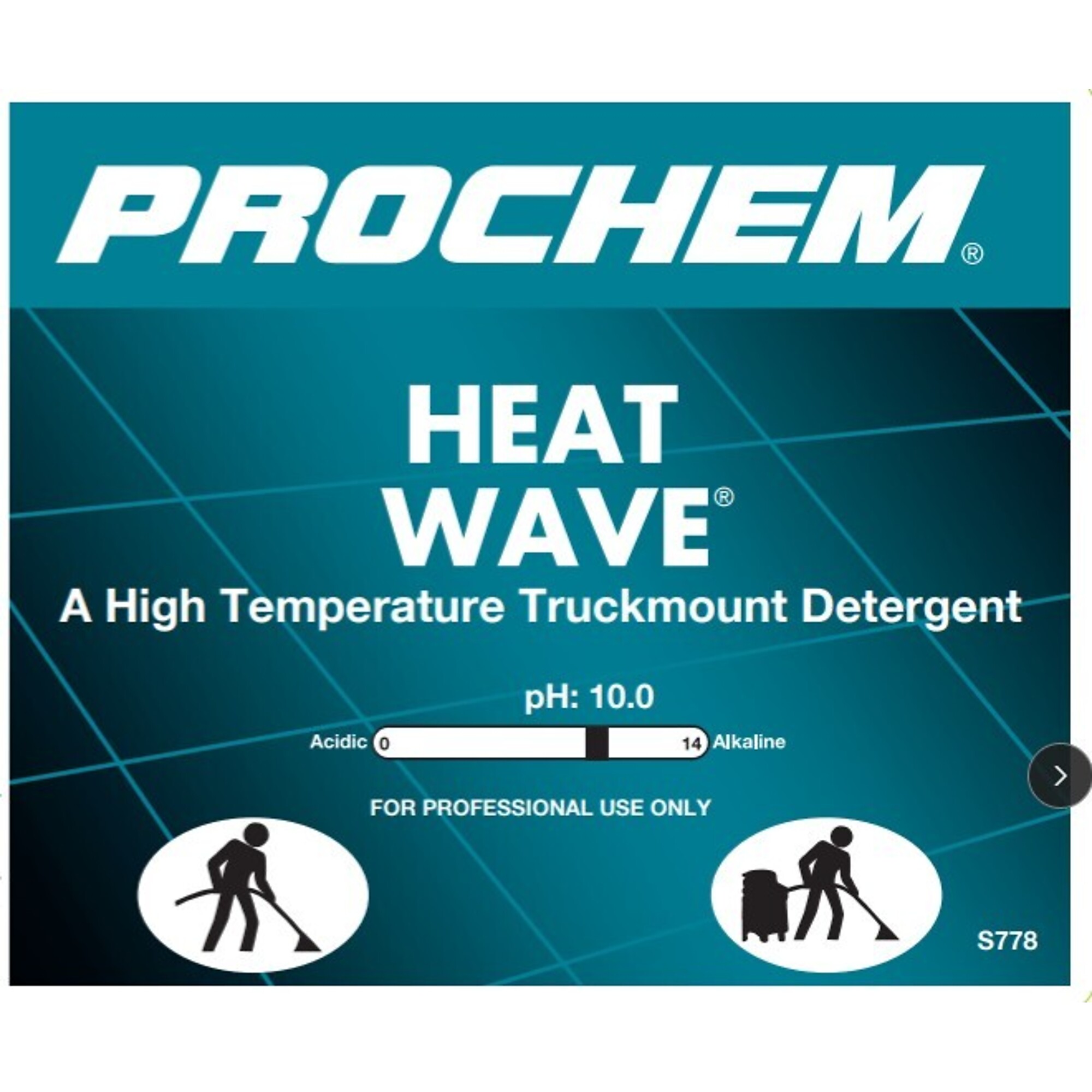 PROCHEM, Heat Wave Rinses and Emulsifiers, One 40 lb. / 18.1 kg pail, Model # 112334.